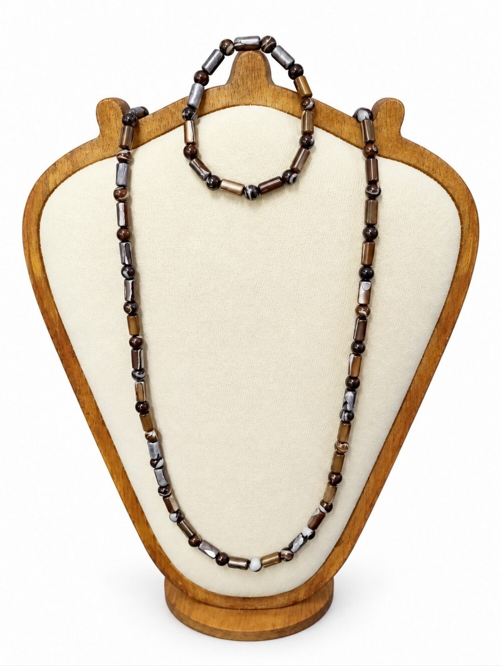 Trochidea Shell 26in necklace and 6.5 in stretch bracelet Youth Set